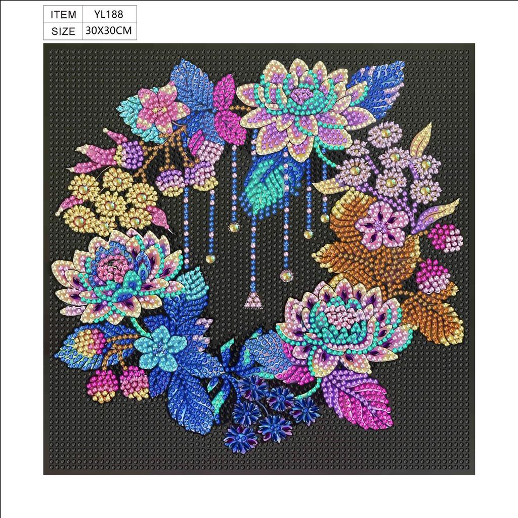 30 * 30 Special-shaped Diamond Painting Full of Diamonds Handmade Sticker Material Package, Diamond Sticker DIY Decorative Painting