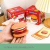 Wooden Kids' Hamburger Sandwich Stacking Pretend Play Set