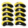 10pcs Neoprene Golf Club Head Covers Shockproof Golf Club Head Protector  Golfing Accessory