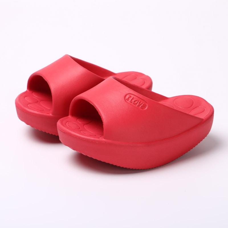 

Summer Wedge Slippers, Fitness Women s Slippers, Indoor Sports Rocking Shoes, Slippers 38-40 червоний