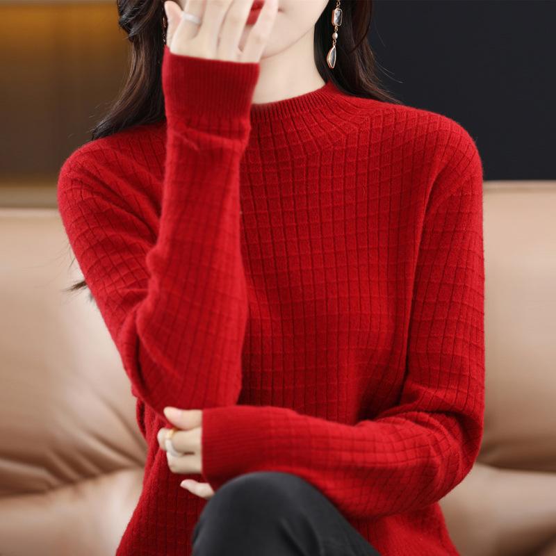 

Осенне-зимняя вязаная рубашка, свободный облегающий топ XXL