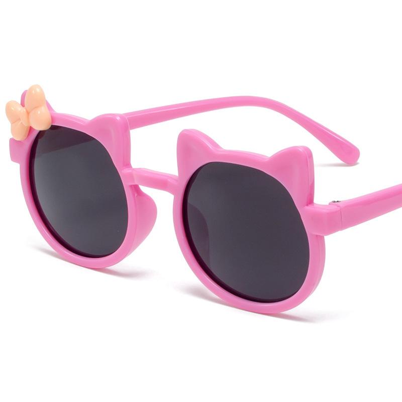 Children'S Sunglasses Cute Bow Cartoon Children'S Fun Sunglasses Shading Girls Sunglasses Multi-Color
