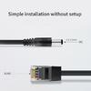 Plastic POE Splitter POE To 12V DC5.5x2.1 Power Transform, 48V To 12V With Overcurrent And Overheats Protections