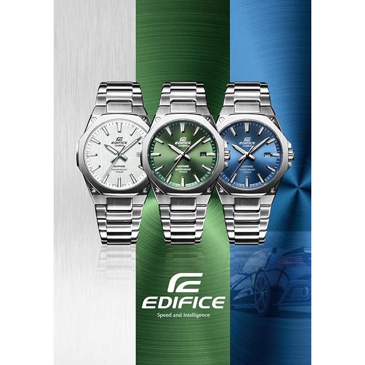 Used New and Unused  CASIO Casio Watch EDIFICE [Domestic Genuine Product] Sapphire Glass Dial White EFR-S108DJ-7AJF Men's Silver