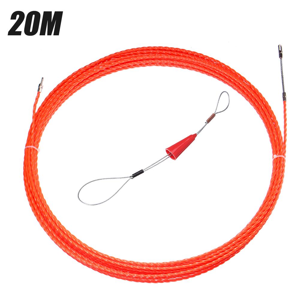∅5mm 10M/20M/30M PRO Cable Push Puller Rodder Reel Conduit Snake Fish Tape Wire ∅5mm 10M/20M/30M PRO Cable Push Puller Rodder Reel Conduit Snake Fish Tape Wire