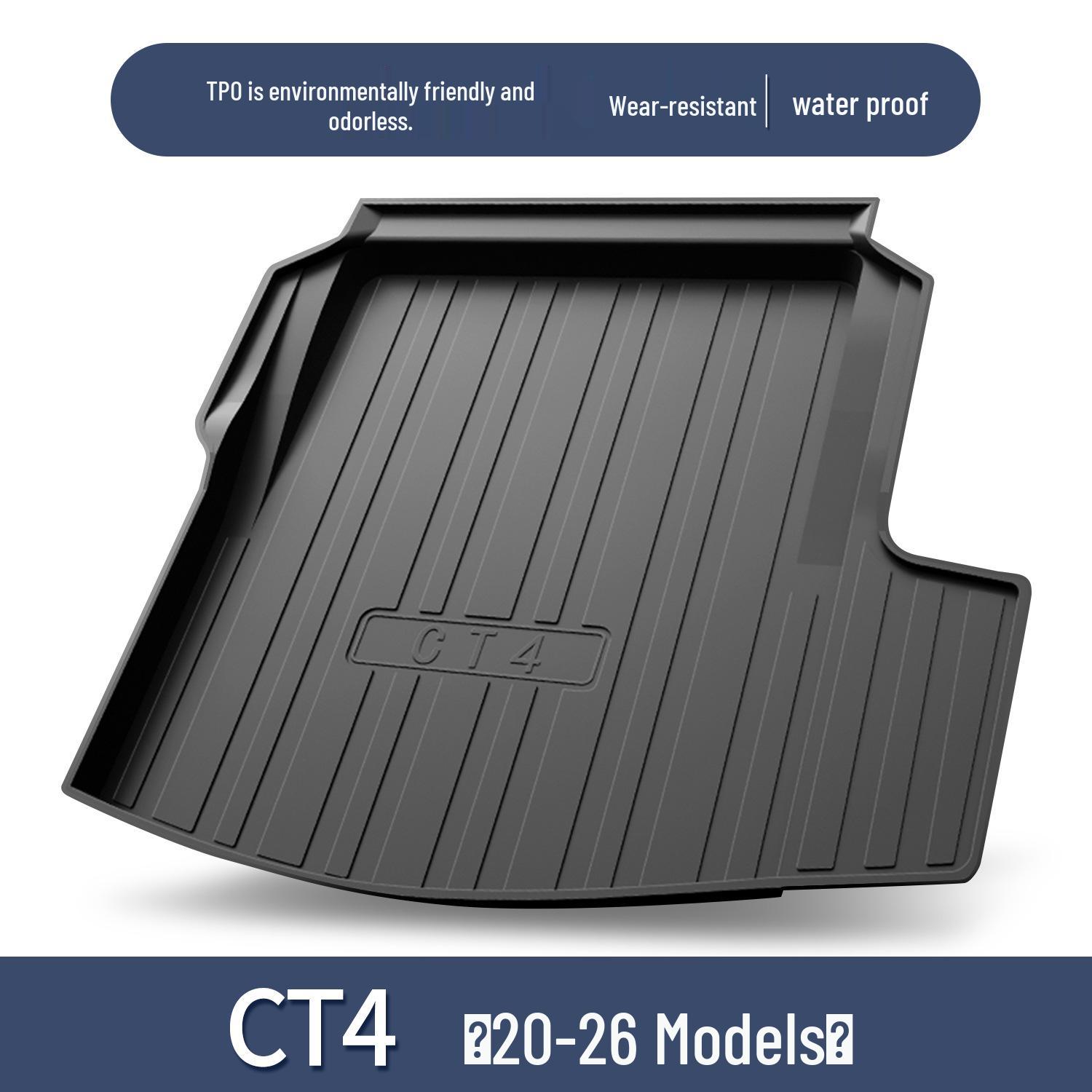 Cadillac CT4 Trunk Mat Waterproof TPE Interior Accessory 100x90