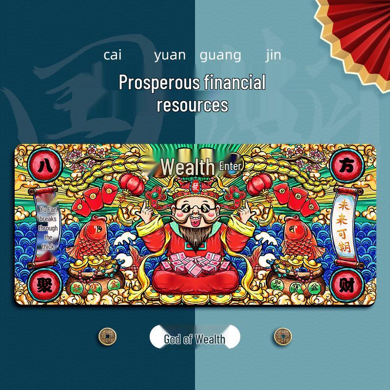 High-End Esports Mouse Pad - Large, Non-Slip, Dirt-Resistant with Wrist Support