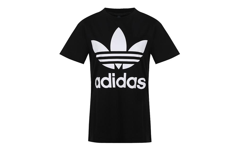 Adidas Originals TREFOIL TEE T Shirt Black Kids  DV2905 140