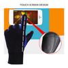 1 Pair Cycling Gloves Touchscreen Gloves Winter Windproof Gloves for Cycling Running Fitness Camping Hiking Riding