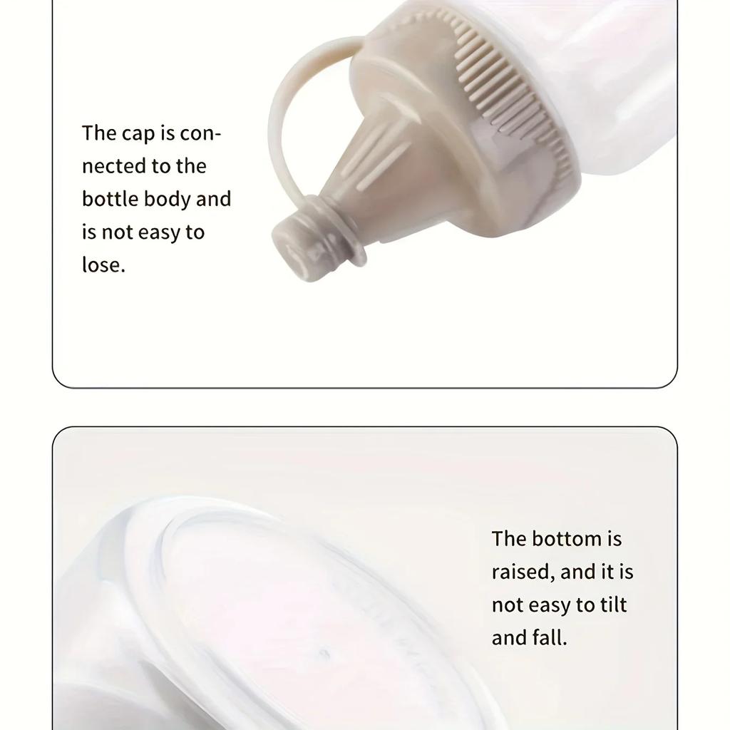 Mini Såsflaska Klämflaskor Ketchup Krydda Såsflaska Honungssenap Salladsdressing Sås Bento Behållare Köksredskap