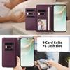 For Itel A90 City 100 200 P40 P55 P55T P665L Power 70 Plus 4G 5G Flip Wallet Case Leather Cover With Card Slots Hand Strap Wireless Charging