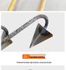 Multi-Functional Garden Rake Hoe with Three and Five-Tooth Soil Loosening Tools for Planting and Weeding