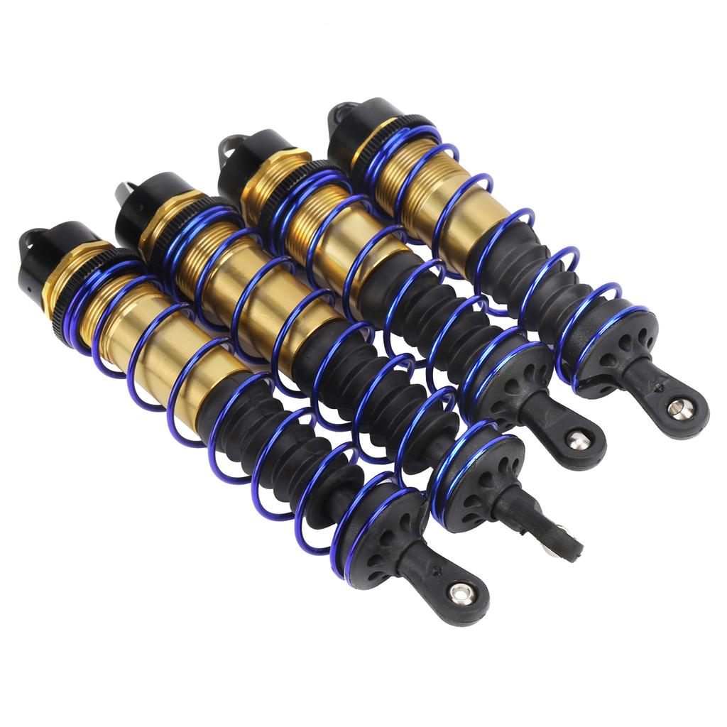 Aluminum 120mm Front 140mm Rear Metal Shock Absorber Damper Set for 18 RC Car Spare PartsGold