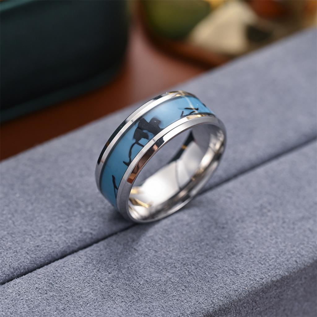 1Pc Fashionable, Simple and Versatile Titanium Steel Ring, A Ring Suitable for Men and Women