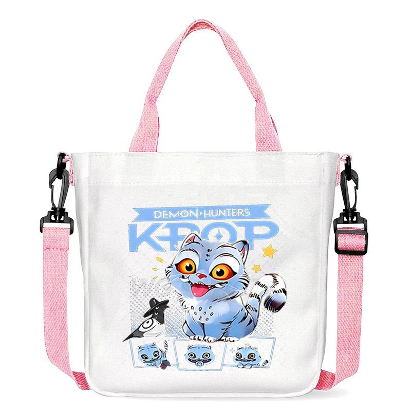 Anime Cartoon Print Office Worker Commuter Portable Messenger Bag Student Large Capacity Casual Handbag