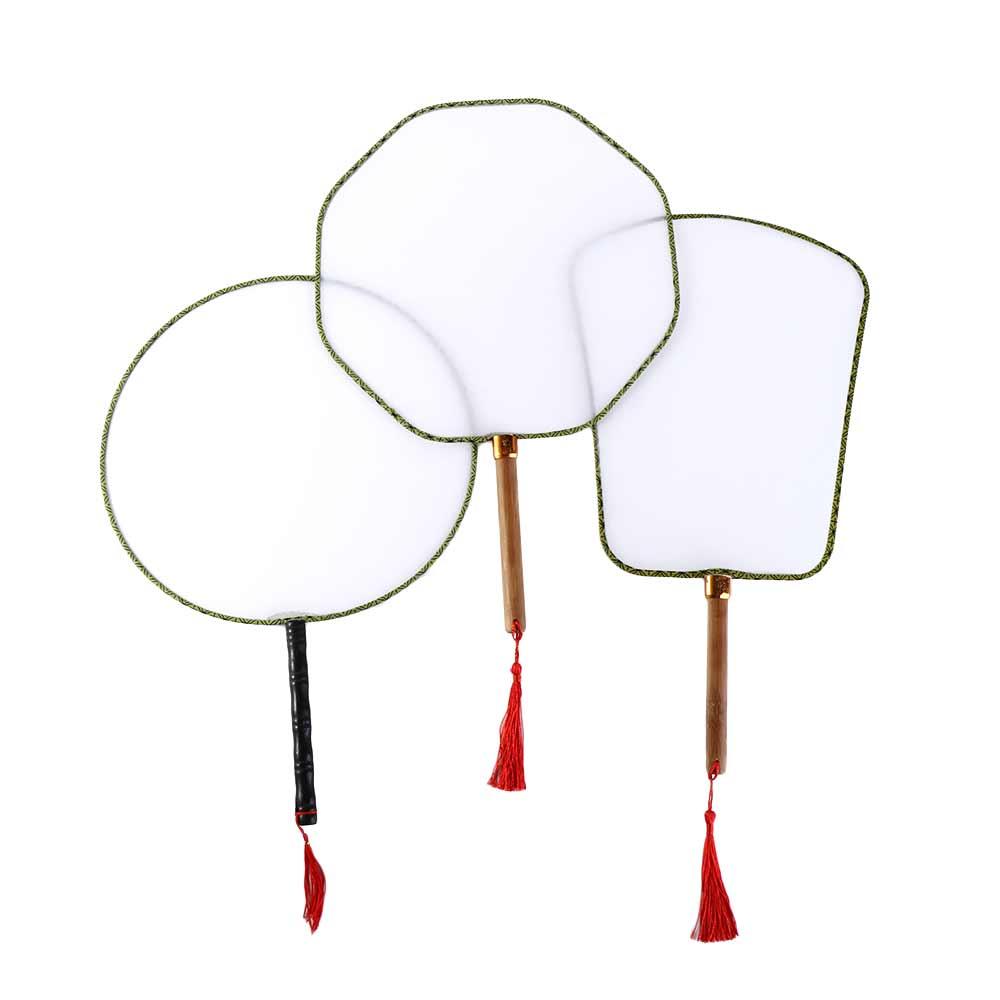 Hand Fan Desk Ornaments DIY Art Painted Fan Art Painting Material DIY Blank Fan Handmade Fan