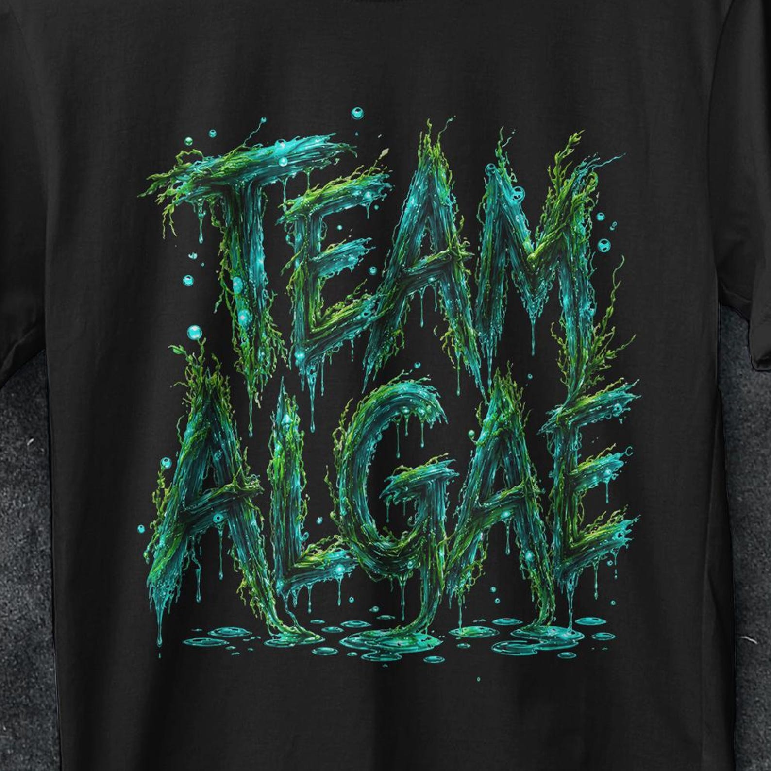 Team Algae T-Shirt, Reflecting Pond Shirt, Algae team, Fight Fascism, Abolish Ice, team algae, Eat The Rich, DC Protest, Anti Trump Merch 3XL