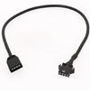 ARGB-Verlängerungskabel 5V12V 4-Pin auf SM4-Pin Buchse ARGB-Verlängerungskabel für DEEPCOOL/Lian Li PC-Gehäuse SM4-Pin Buchsenadapter