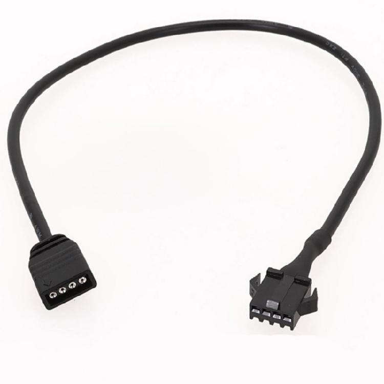ARGB-Verlängerungskabel 5V12V 4-Pin auf SM4-Pin Buchse ARGB-Verlängerungskabel für DEEPCOOL/Lian Li PC-Gehäuse SM4-Pin Buchsenadapter