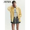 Zaprha 2025 Autumn New Fashion Loose Long Sleeve Casual Drape Shirts Women Idle Style 8522117