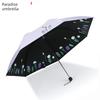 Paradise Umbrella Sun Protection UV Protection Umbrella Female Sun Umbrella Goddess Black Glue Fresh Dual-Use Sun Umbrella Foldable