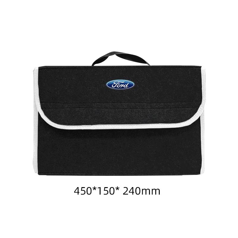 Naklejka Samochodowa Organizer do Bagażnika Samochodowego Duża Pojemność Składana Torba do Przechowywania Do Ford Focus Mondeo Kuga Fiesta MK7 Escort Explorer Edge 2
