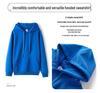 Unisex Plus Size Cotton Hoodie - Warm, Loose, Double-Layered Sweatshirt for Autumn & Winter