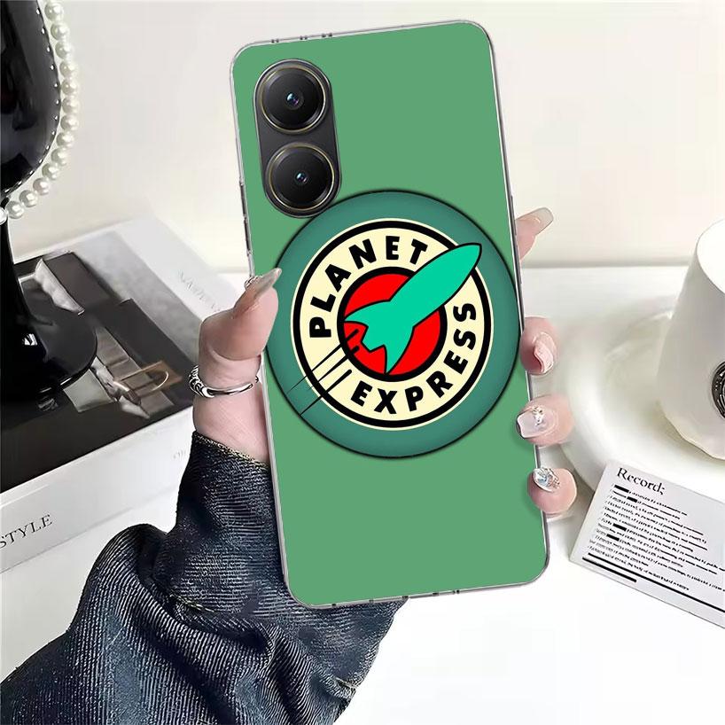 Futurama Planet Express Soft Phone Case For Xiaomi Redmi 15C 15 13C 13 Poco X5 X6 X7 F7 Ultra M7 12C 12 10 10C 9C 9A 9T 9 Fundas