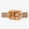 Large Flowers Stretch Waistband Wide Corset Belt Elegant Waist Belt  Dress Accessories