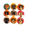 15MM Wooden Buttons - Cute Cat Patterns DIY Accessories (100 Pieces)