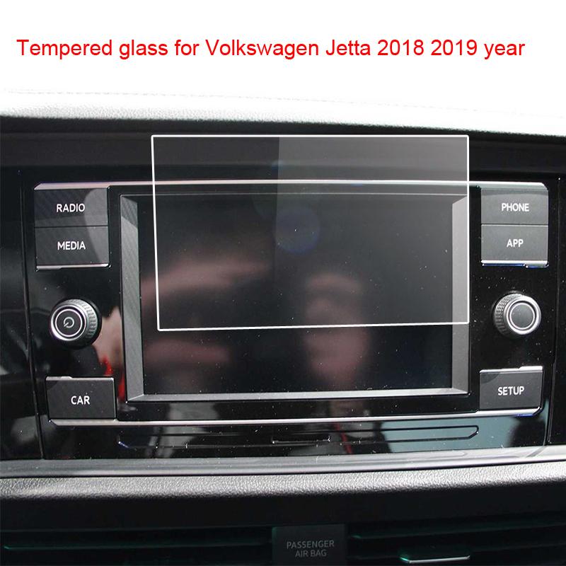 Folia ze szkła hartowanego na ekran do radia samochodowego Volkswagen Jetta 6,5 cala, nawigacji GPS, odtwarzacza DVD, radia stereo, rok 2018 2019