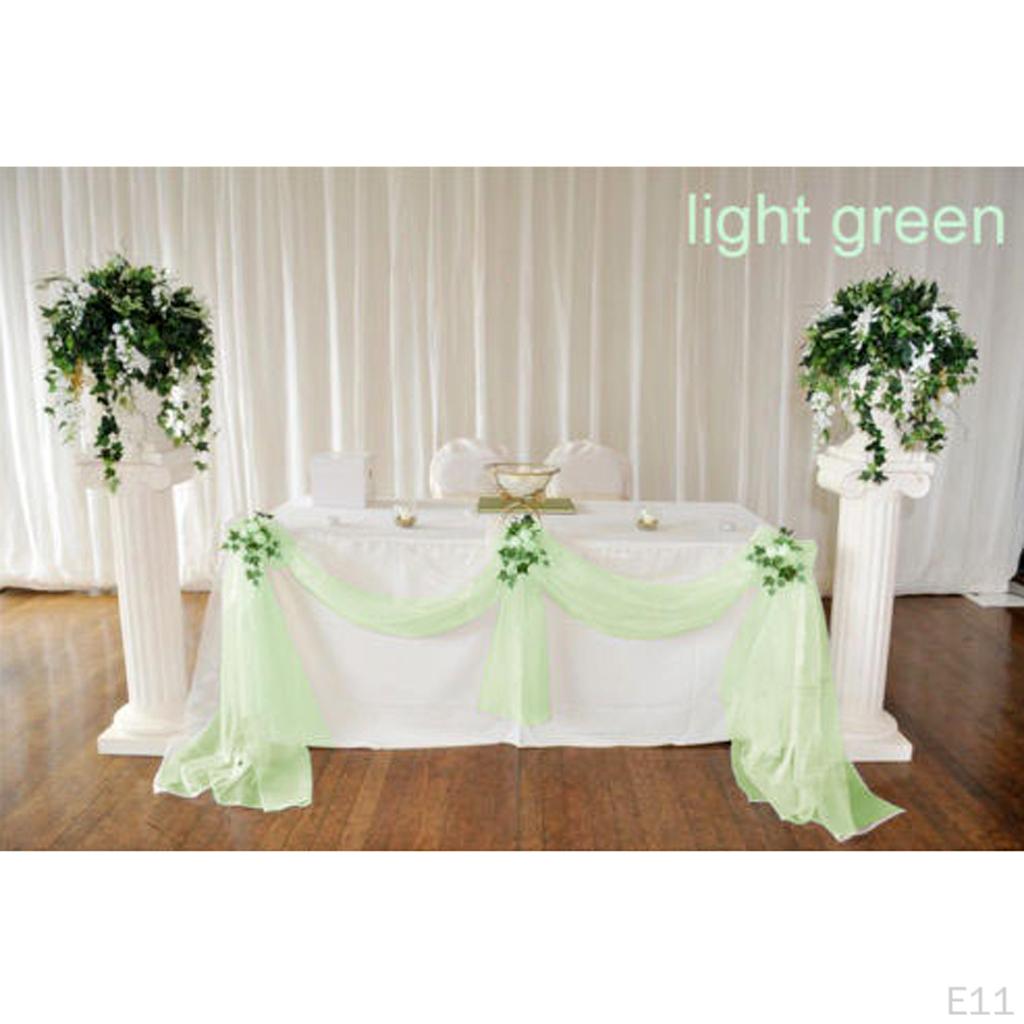 Fabric Bowknot Tulle Party Wedding Table