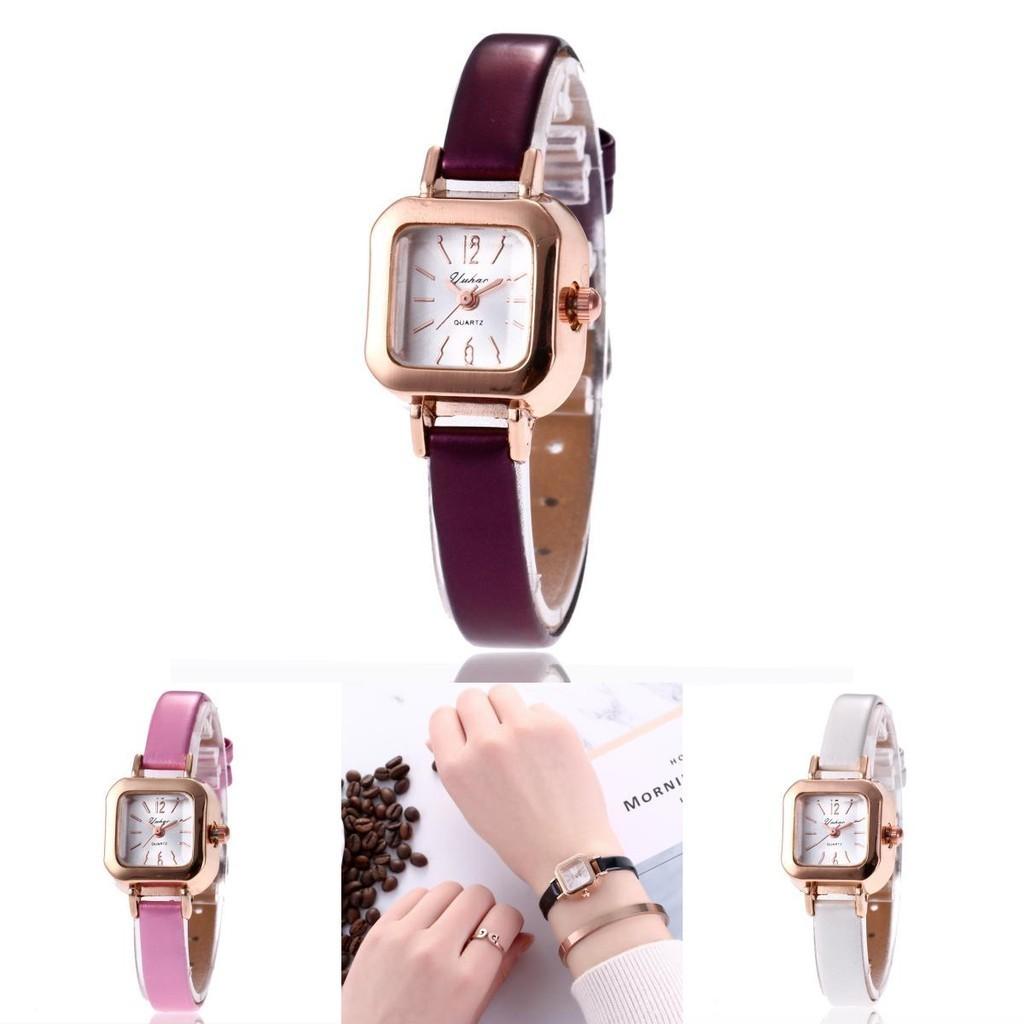 Stylish Retro Quartz Watch With Thin Strap For Adults Decorative Features