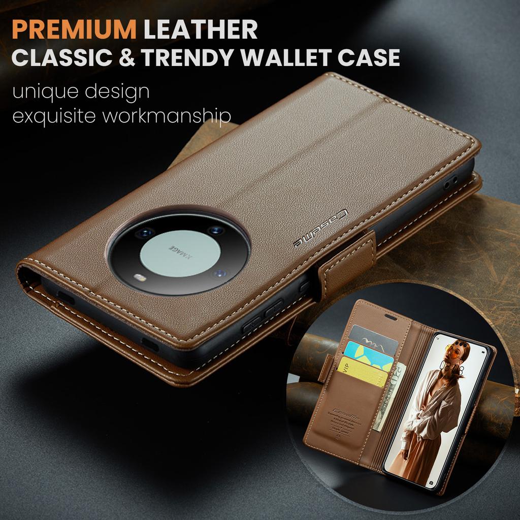 For Huawei Mate 60/ Mate 60 Pro/ Mate 60 Pro+  Wallet Function Premium PU Leather Phone Case