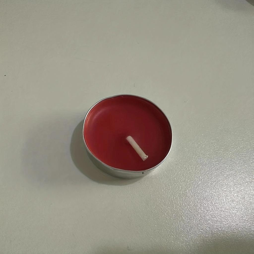 10Pcs Tea Light Candles Small Smokeless Dripless Tea Candles For Home Pool Dinner Weddings Supplies