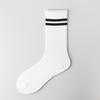Calzini da Uomo Alti a Strisce in Cotone - Sottili, alla Moda Stile College per Autunno & Inverno Badminton