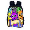 Nuovo Zaino Stampato Rhythm Box Gioco Musicale Borsa Scuola Per Studenti Elementari e Medie