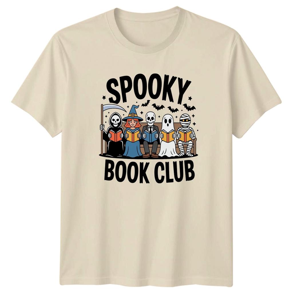 Spooky Book Club TShirt Halloween Books Reading Halloween Gift For Him And Her