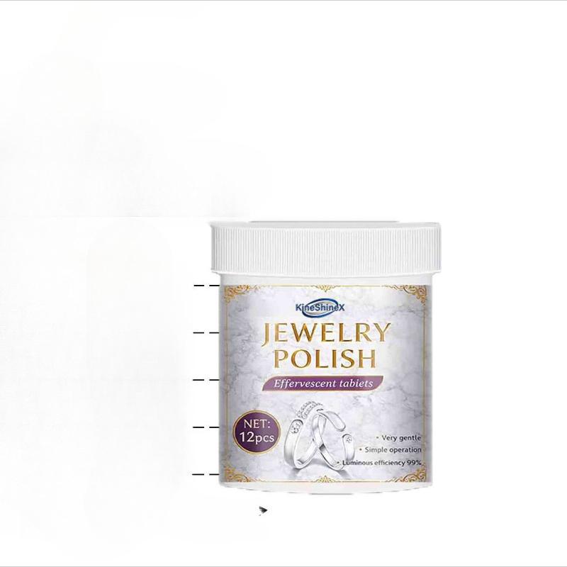 Jewelry Polishing Effervescent Tablets For Gold Silver Watch Bands Cleaning Removes Oxidation Dirt Restores Shine