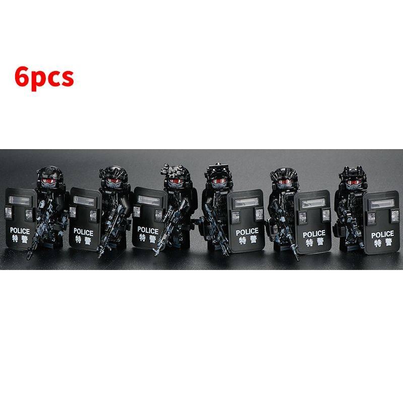 Military Special Forces Weapon Building Blocks Assembled Toys Children Gift