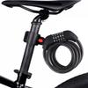 Fashion Folded Bike Lock Multifunction Zincs Alloys Bike Lock Student Bike Lock for Outdoor Lover