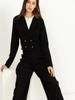 Hyfve Crop Blazer And Pants Set