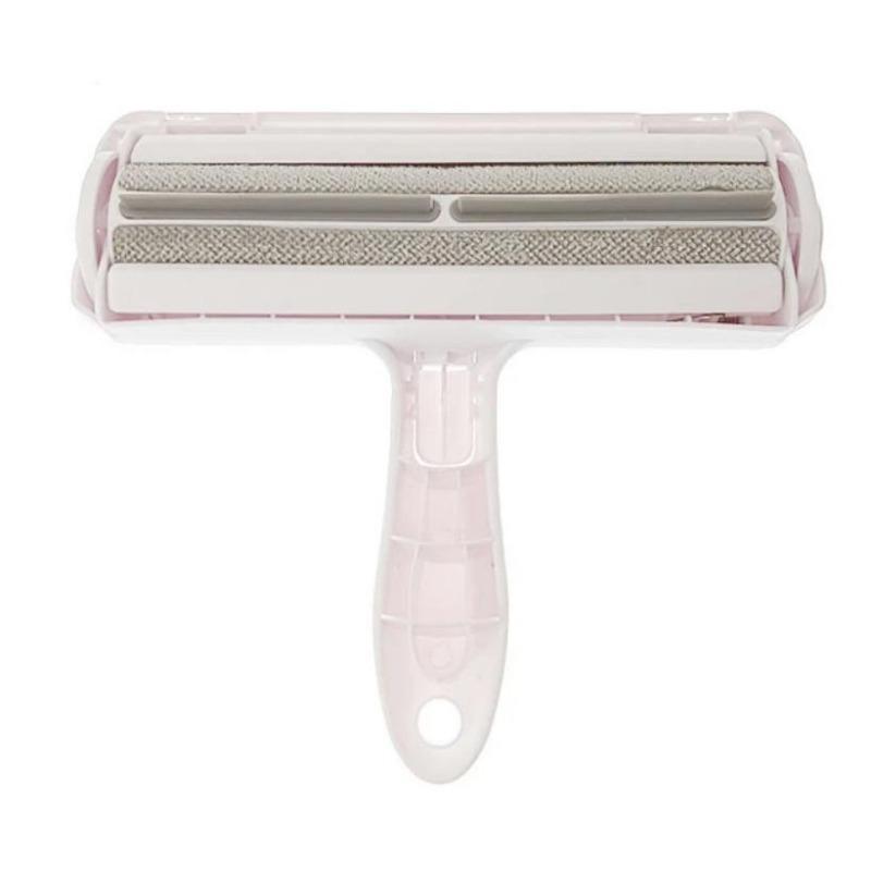 

Валик для удаления шерсти домашних животных, щетка для удаления ворса, двухсторонняя расческа для собак и кошек, удобный инструмент для чистки, щетка для шерсти собаки и кошки, основа, домашняя мебель, диван, одежда one size