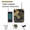 Camouflage Wireless Megaphone for Outdoor and Teaching with Remote Playback