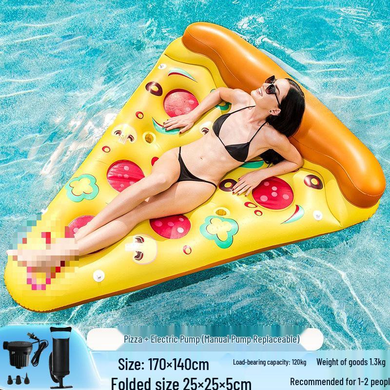 Inflatable Pineapple Cactus Watermelon Pizza Rainbow Pool Float Set