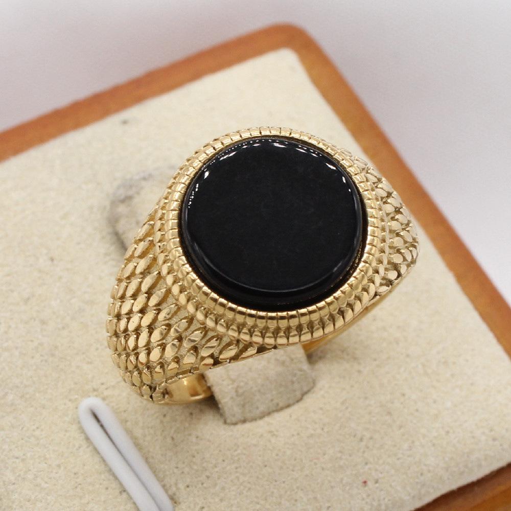 Jewelry, Clothing, Accessories, Rings Accessories, Stylish Simple Vintage Round Gemstones Men, Rings