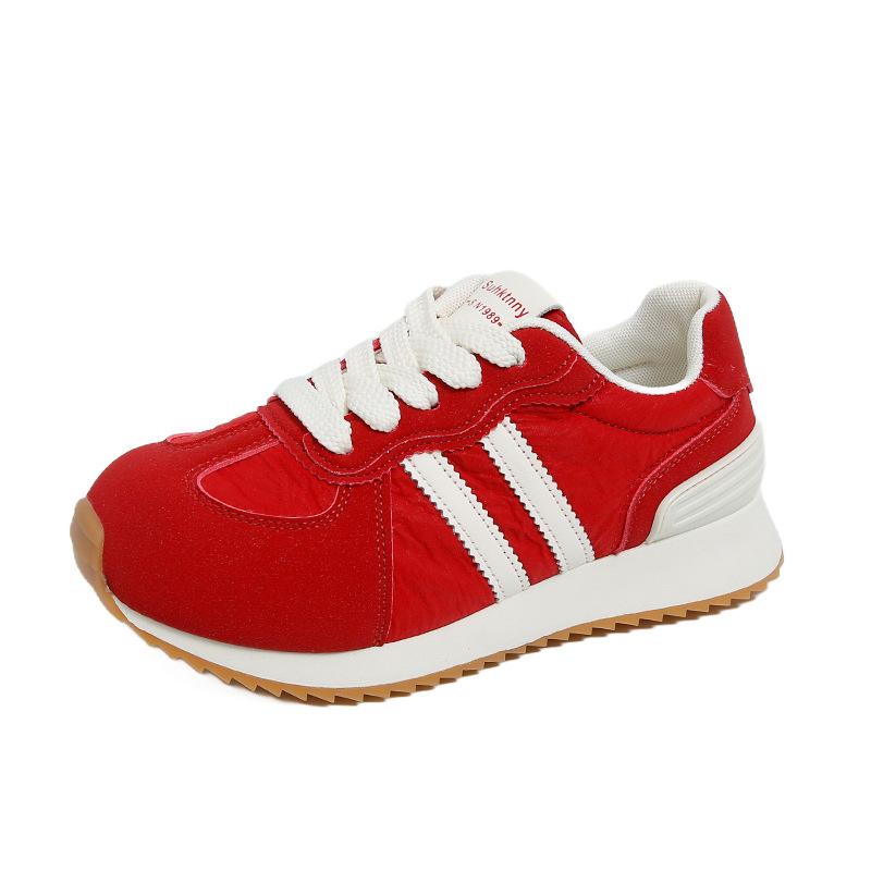 Leather platform children's shoes women's autumn new versatile lightweight casual sports shoes