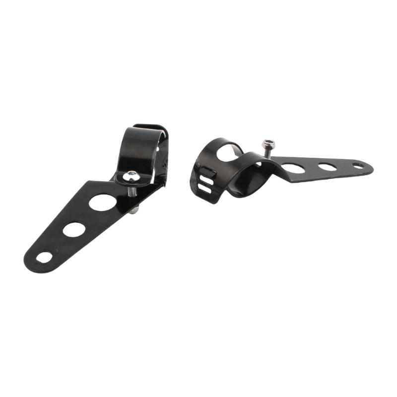 Motorcycle Headlight Mount Bracket Holder Easy Installation Aluminum Headlight Lamp Ear Bracket Modification Accessories