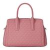 MICHAEL KORS Laila Metal Accessories Coated Canvas Shoulder Handbag Small Women's Rosewood
