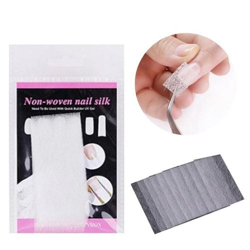 

Nail Art Nail Repair Extension Silk Fiber 10p